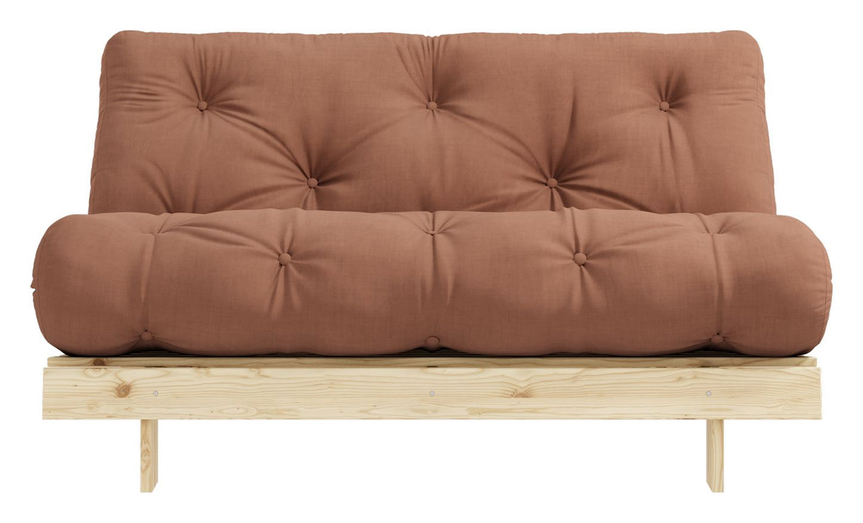 Røtter 140 sofa seng, furu/brun