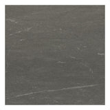 Ibiza spisebord Ø110m. Black Marble Print Matte Black, Ø110