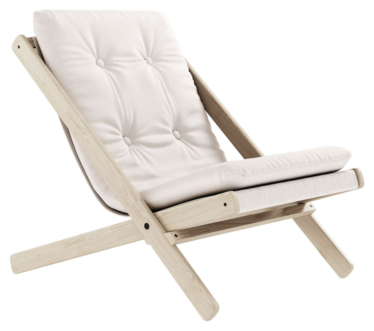 Boogie Lounge Chair with Boogie Madrass, White