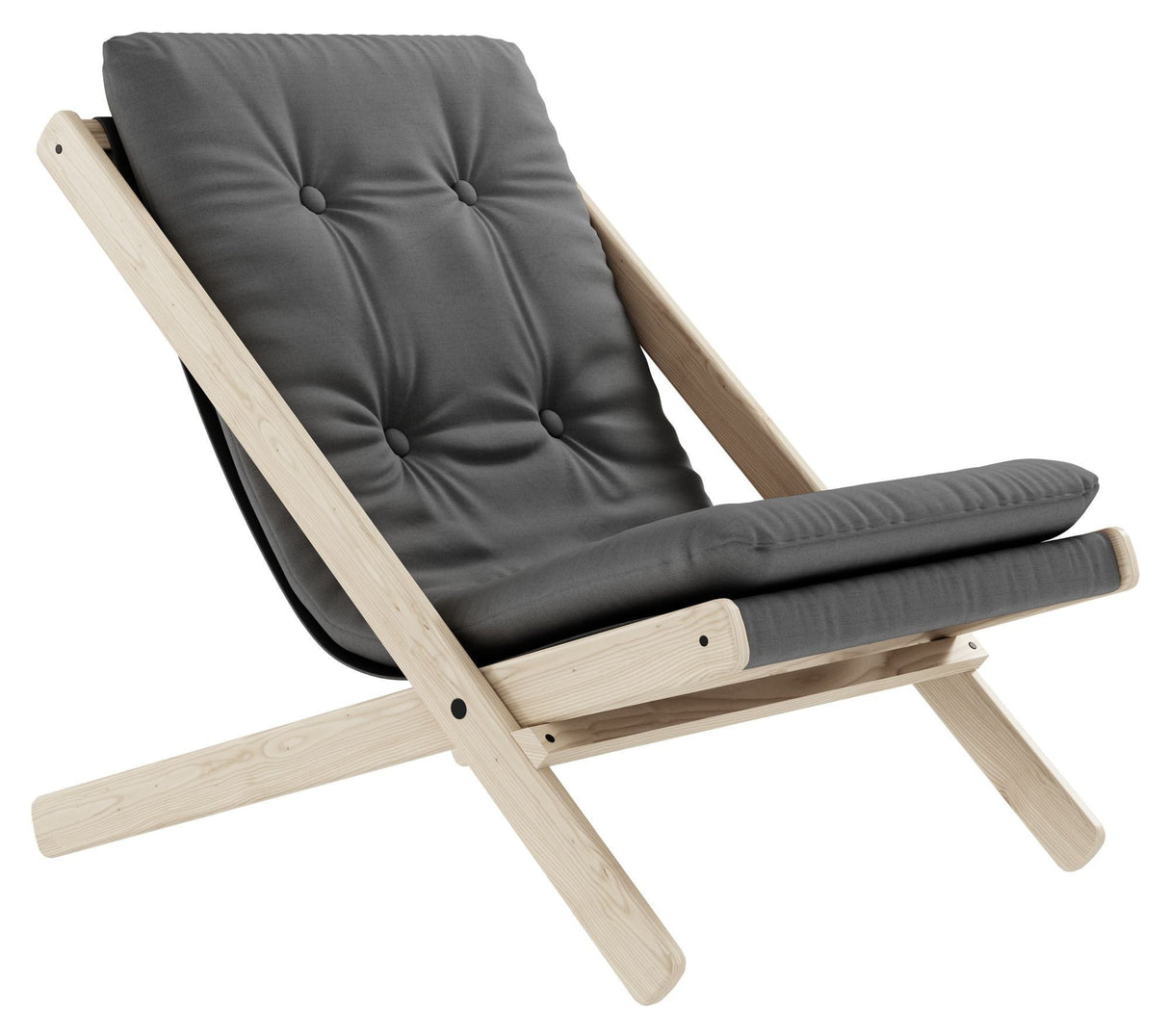 Boogie Lounge Chair with Boogie Madrass, Dark Grey