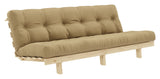 Magre sofa seng, furu/beige