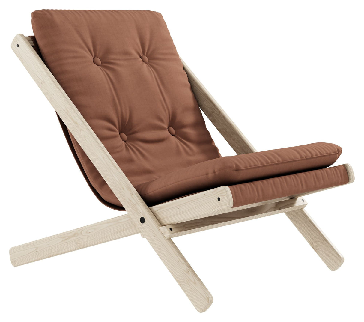 Boogie Lounge Chair, Clay Brown/Raw