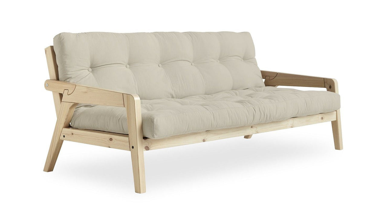 Grip sofa seng 130x200, furu/beige