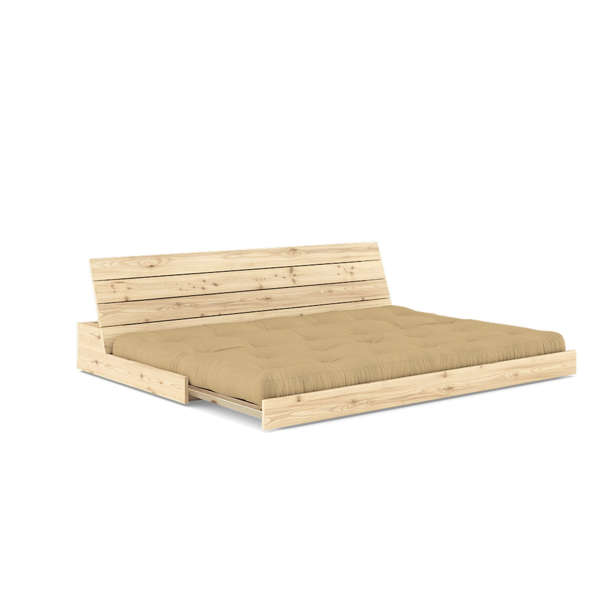 Basesofa, hvete beige/natur