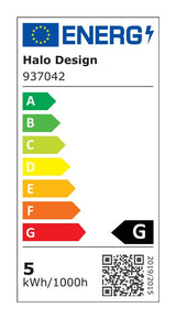 Halo Design Colors Twist Light Source 5W Ø12,5, røyk