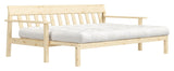 Slapp av sofa seng 190x100, off-white/furu