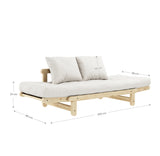 Beat, Sofa Bed, Bordeux/Black