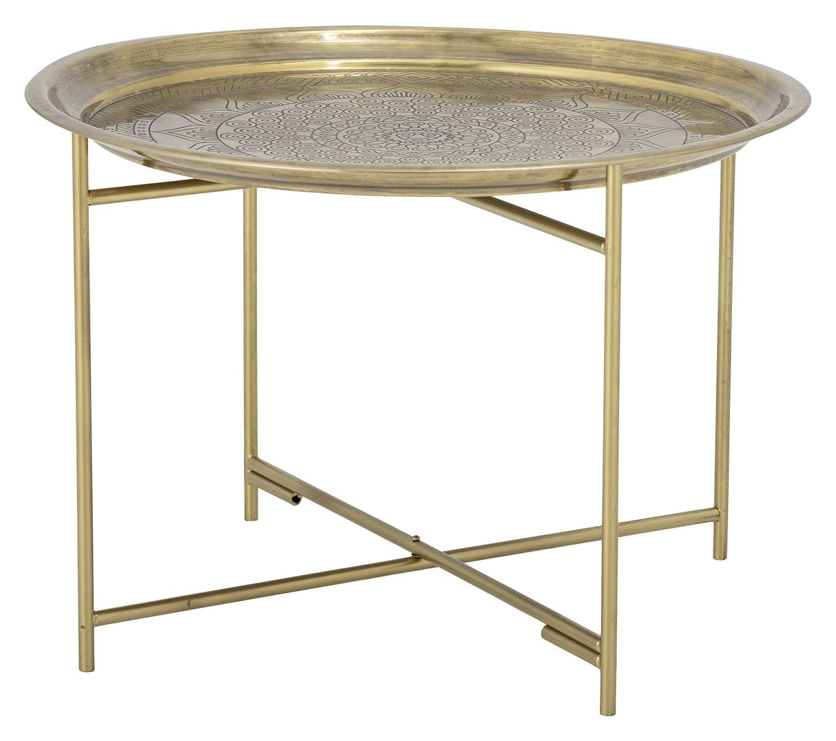 Bloomingville Dalia Tray Table, messing, jern, Ø65