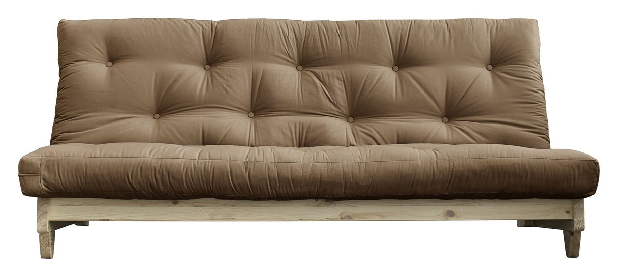 Fersk sofa seng, mocca/natur