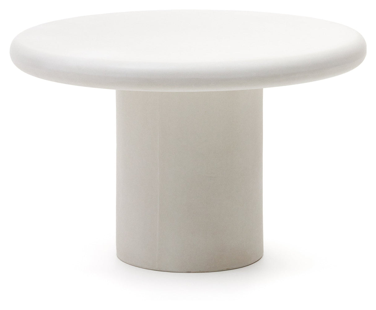 Addaia Round Table White Cement, Ø120 cm