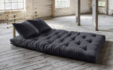 Shin Sano Futon Sofa, Dark Grey/Nature