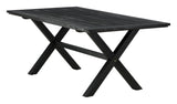 Rives Garden Table 200*100, Acacia, Black