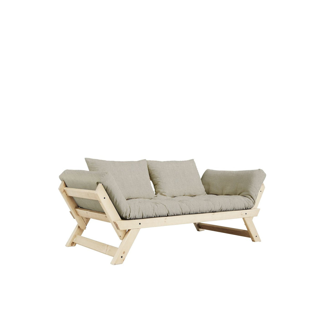 Bebop sofa seng, lin/natur