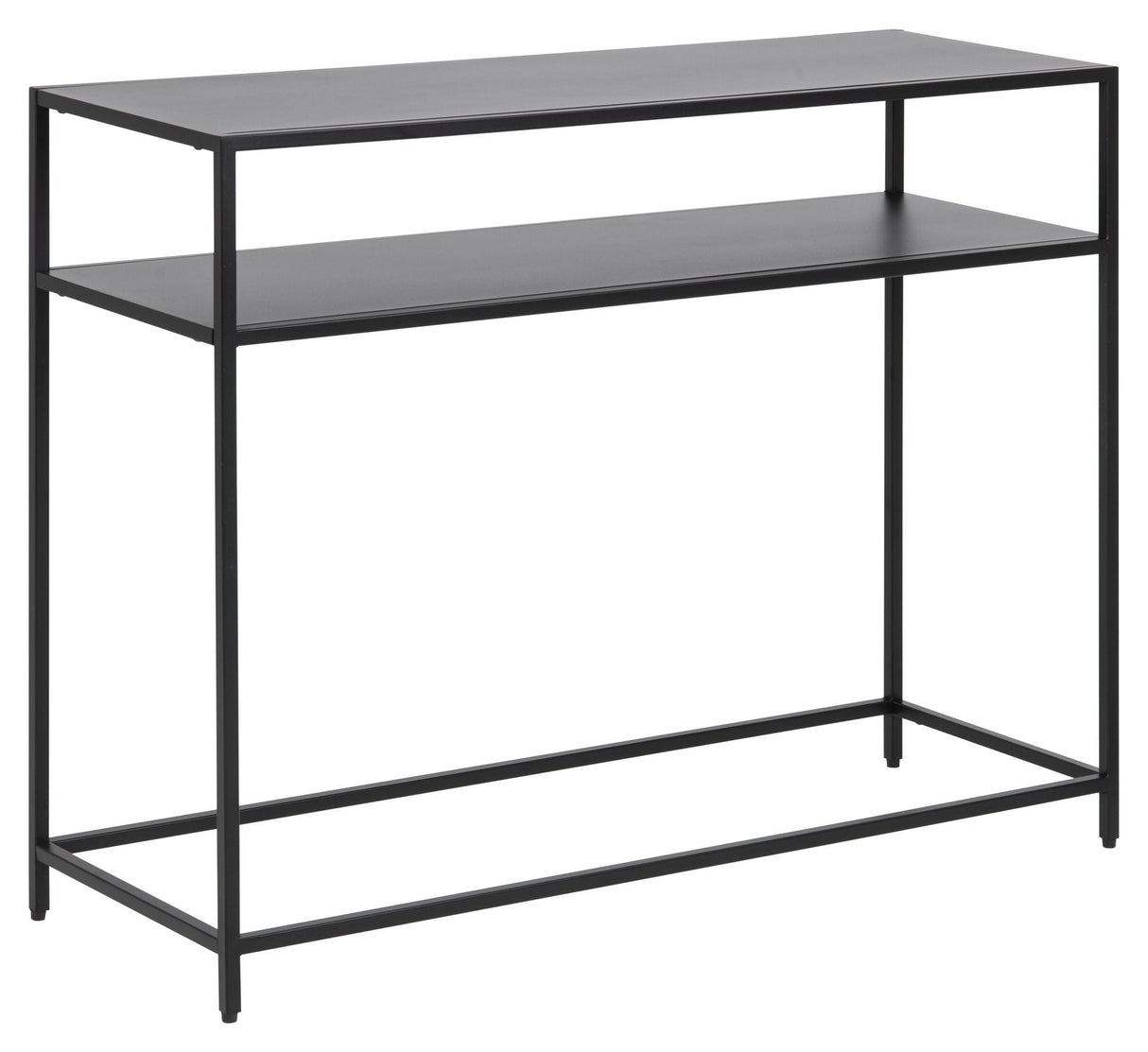 Newcastle Console Table, Black Metal