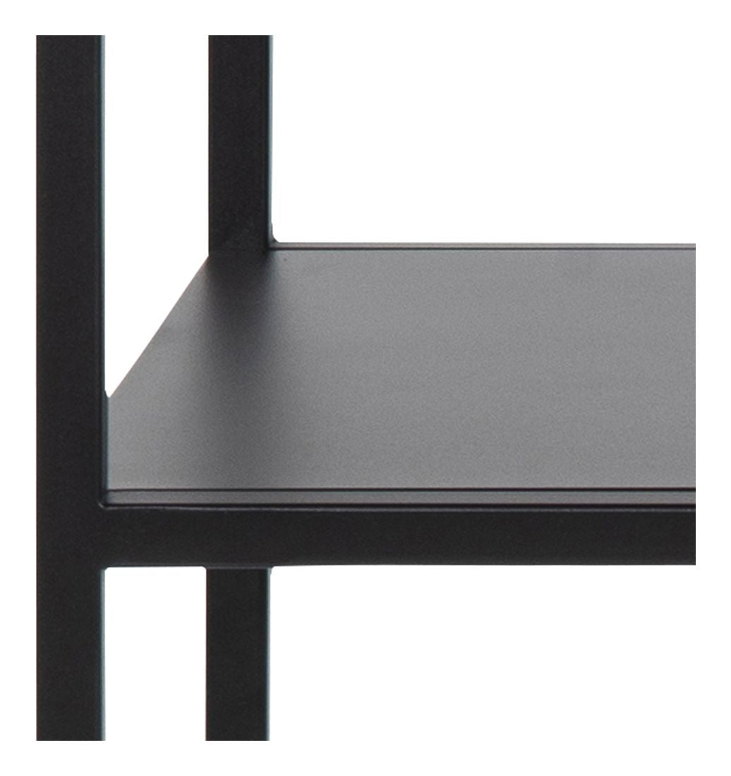 Newcastle Console Table, Black Metal