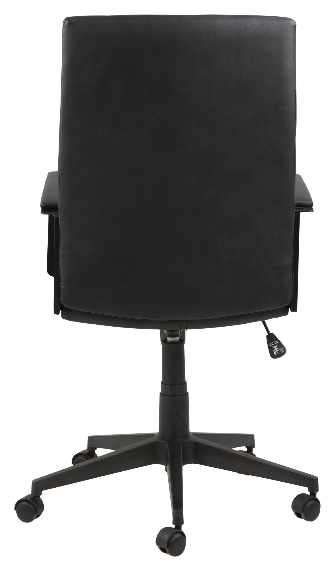 Charles Office Chair, Black Leather Look