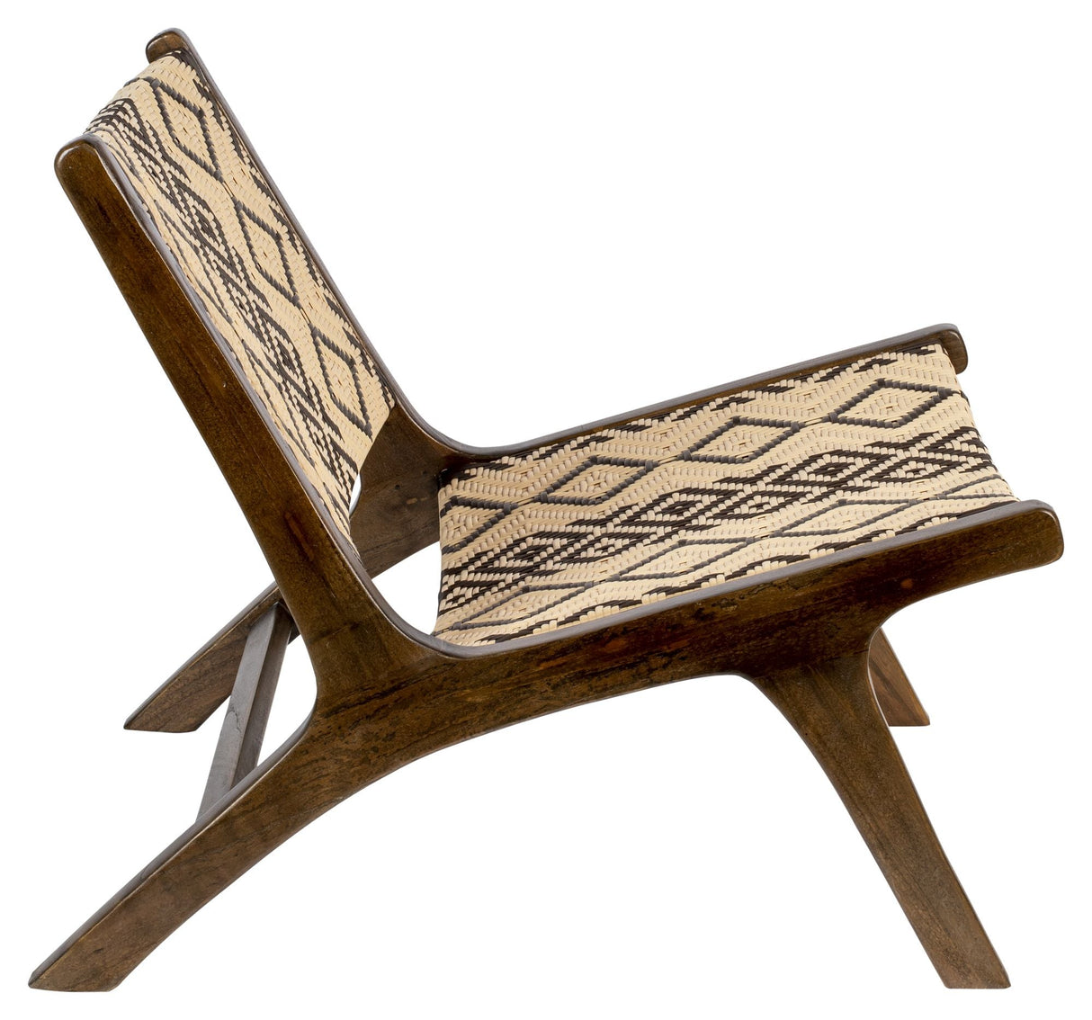 Dutchbone Landa Lounge Chair - Mahogy