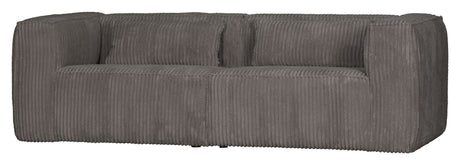 Woood Bean 3.5-per. Sofa i bred fløyel, terrazzo fløyel