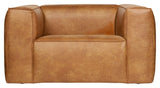 Woood Bean lenestol i Eco-Leather, Cognac