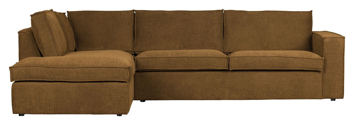 Woood Freddie sofa med venstre venstre sjeselong - bronse