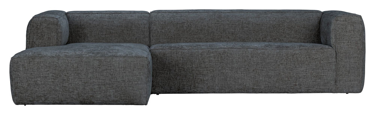 Woood Bean 3-PERS. Sofa med venstre sjesel lang, Melange Terrazzo Linen Look