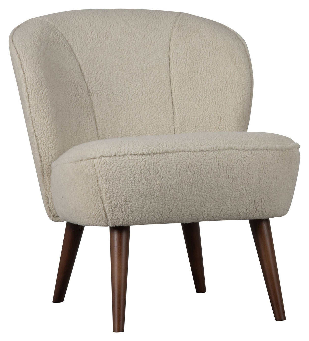 Woood Sara Lounge Chair - Offwhite Teddy