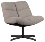 Woood Vinny Lounge Chair w. svingbar fot - sandfarget