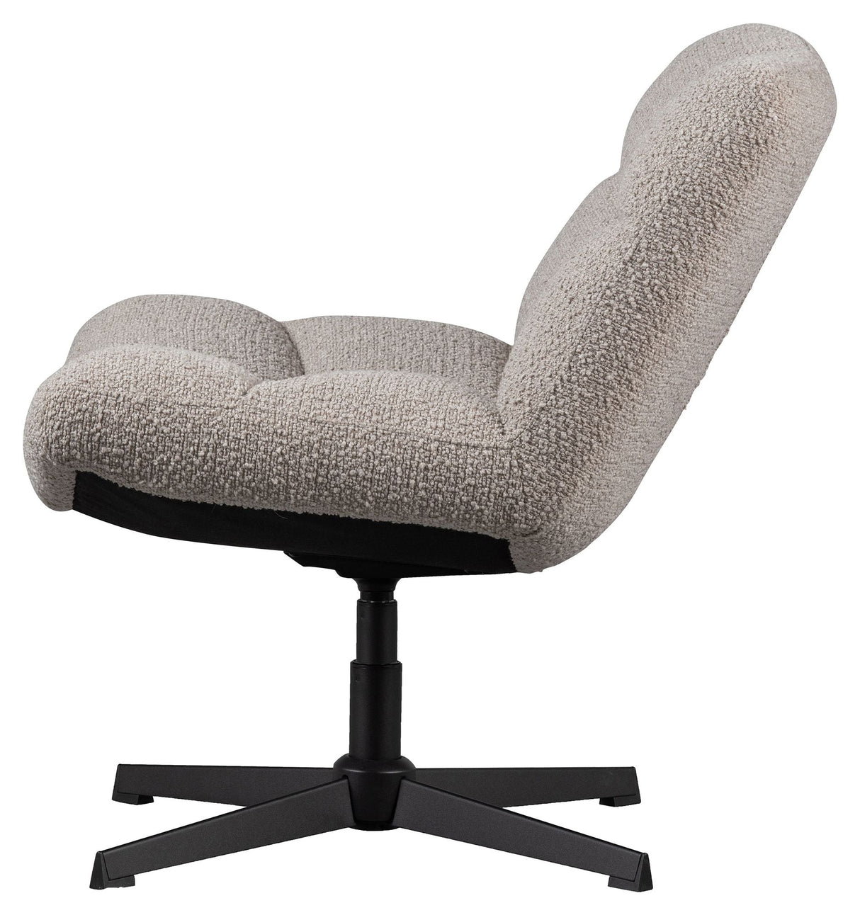 Woood Vinny Lounge Chair w. svingbar fot - sandfarget