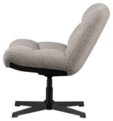 Woood Vinny Lounge Chair w. svingbar fot - sandfarget