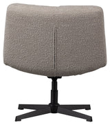 Woood Vinny Lounge Chair w. svingbar fot - sandfarget