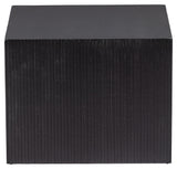 Woood sanne sidebord - svart mdf