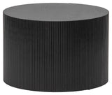 Woood Sanne Side Table - Black MDF, Ø60