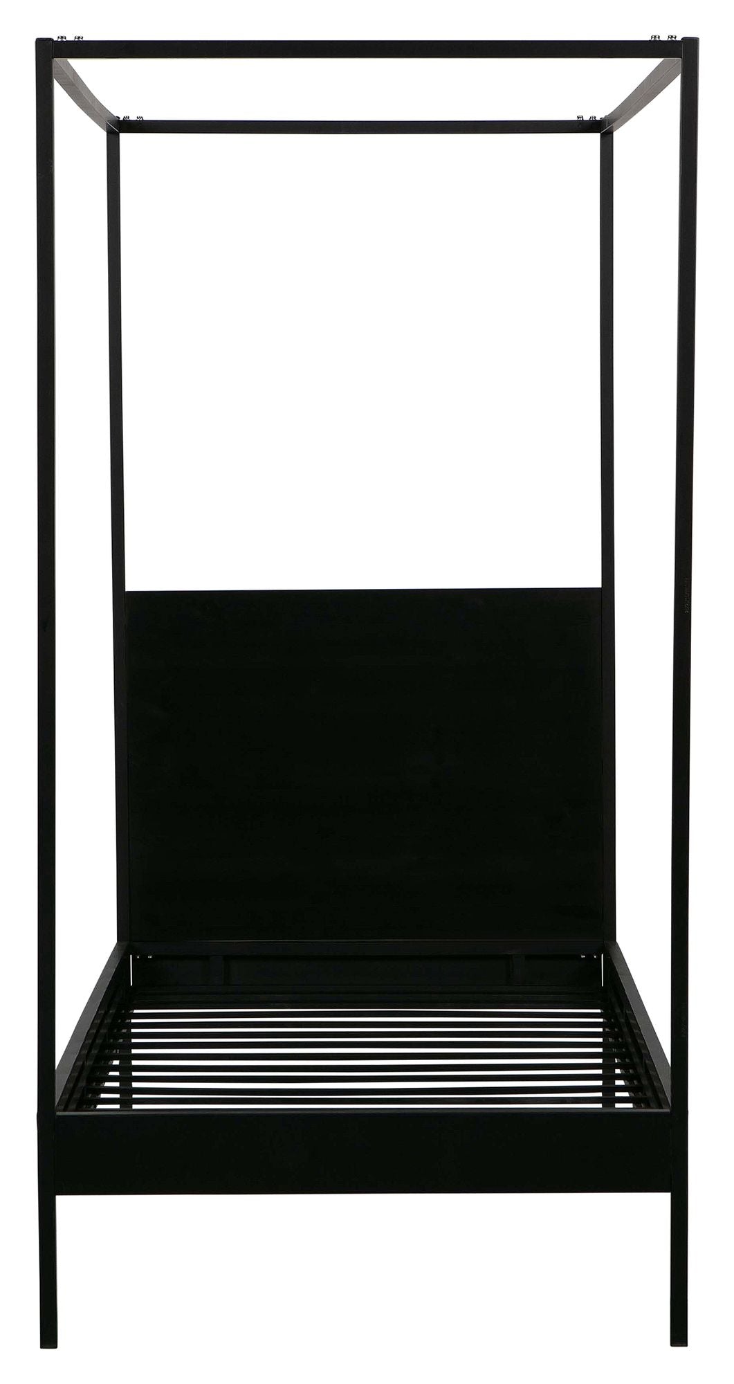 Woood Dani Bed Frame - Black Metal, 200x90