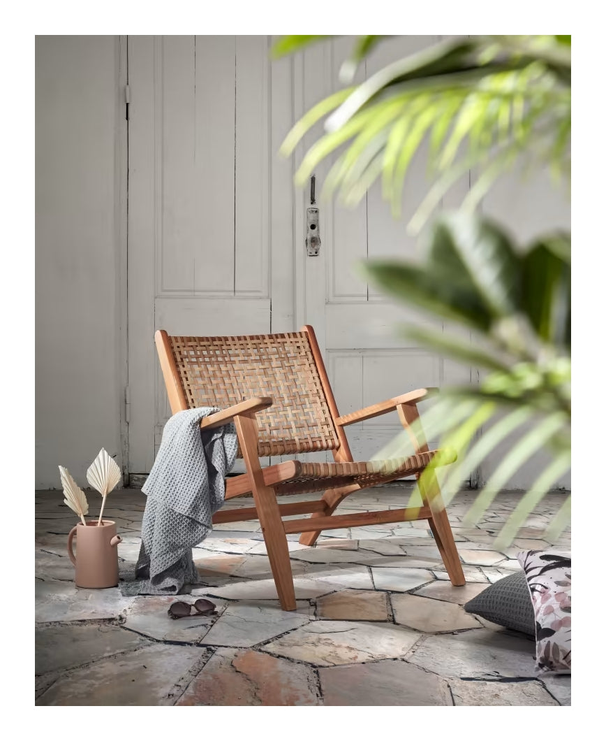 Grignoon Lounge Chair Acacia/Polyrattan