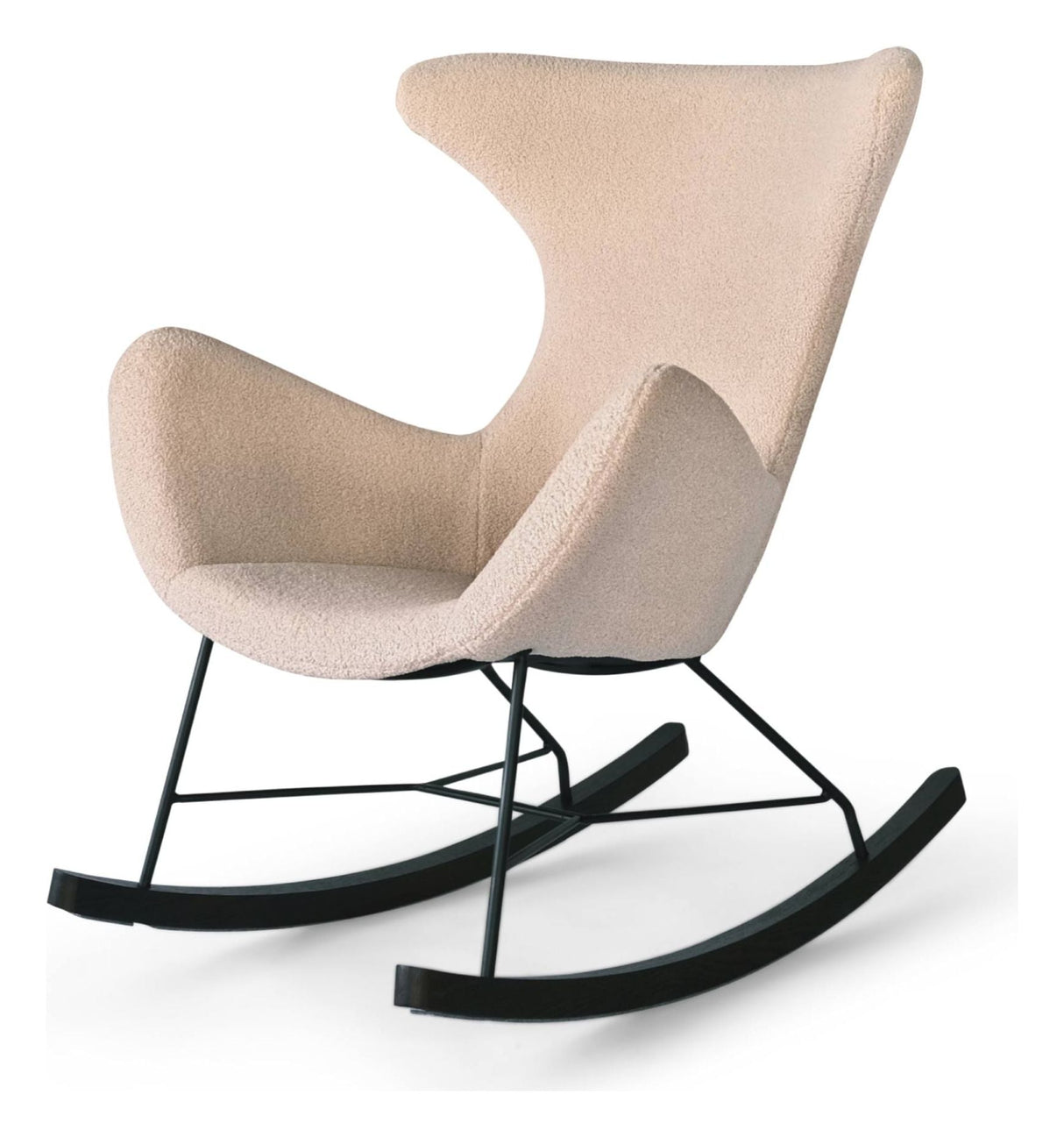 Njordec Gaia Swing Chair - Beige imitasjon Lambskin