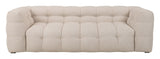 Hudson 3-seters sofa, Beige Bouclé