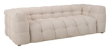 Hudson 3-seters sofa, Beige Bouclé