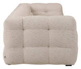 Hudson 3-seters sofa, Beige Bouclé