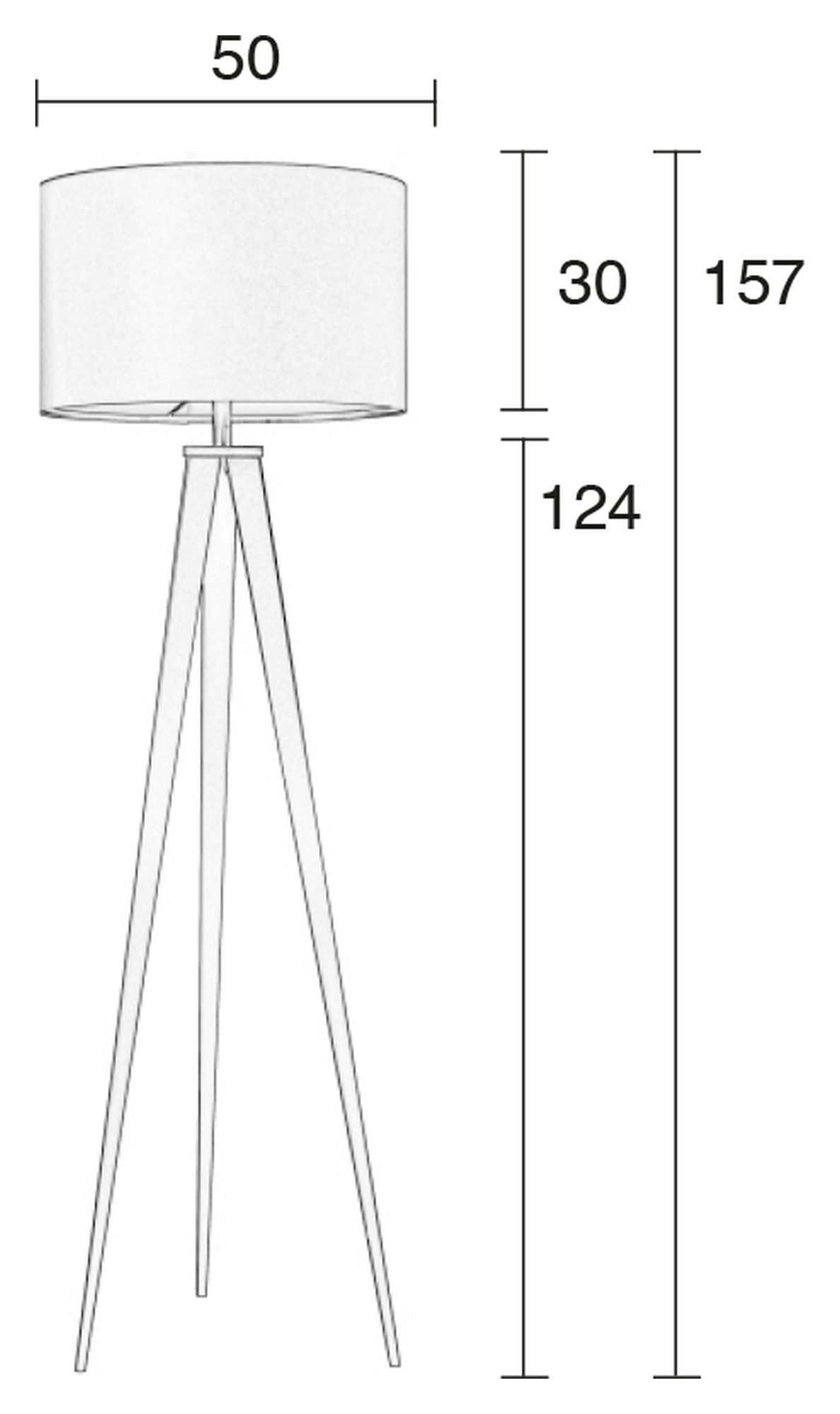 Zuiver Tripod Floor Lamp - Svart