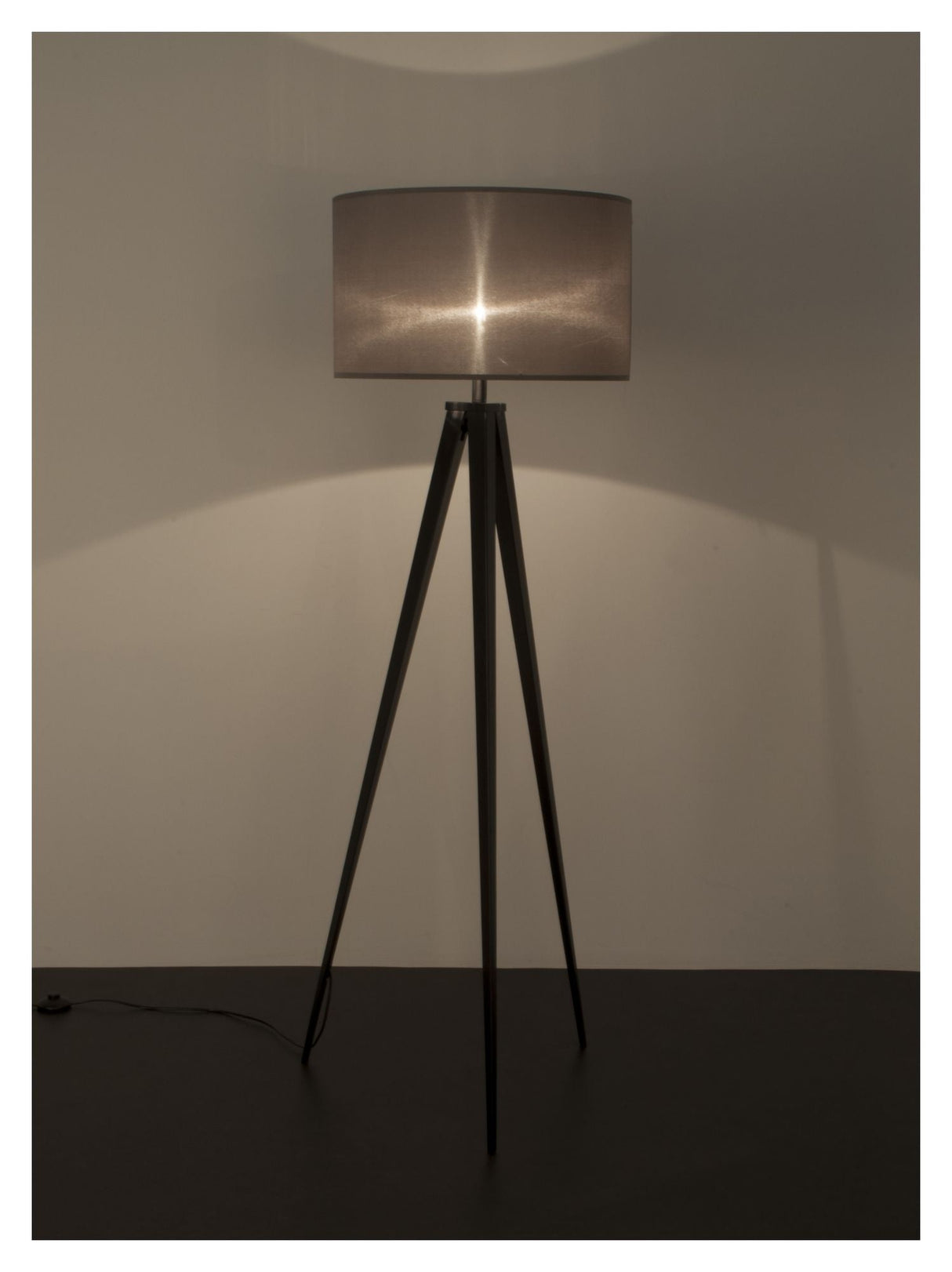 Zuiver Tripod Floor Lamp - Grå/svart