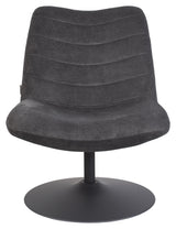 Zuiver Bubba Lounge Chair - Dark Grey