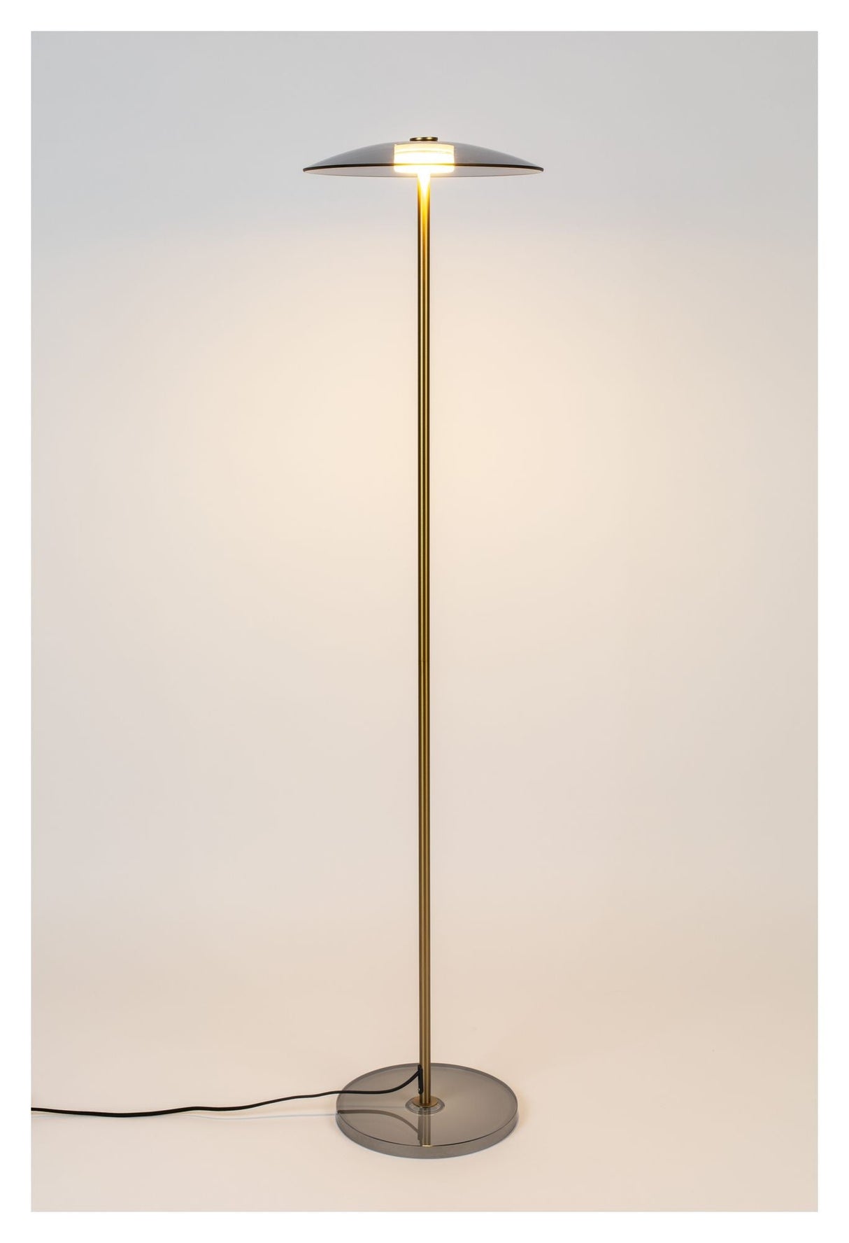 Zuiver Float Floor Lamp - Røykglass