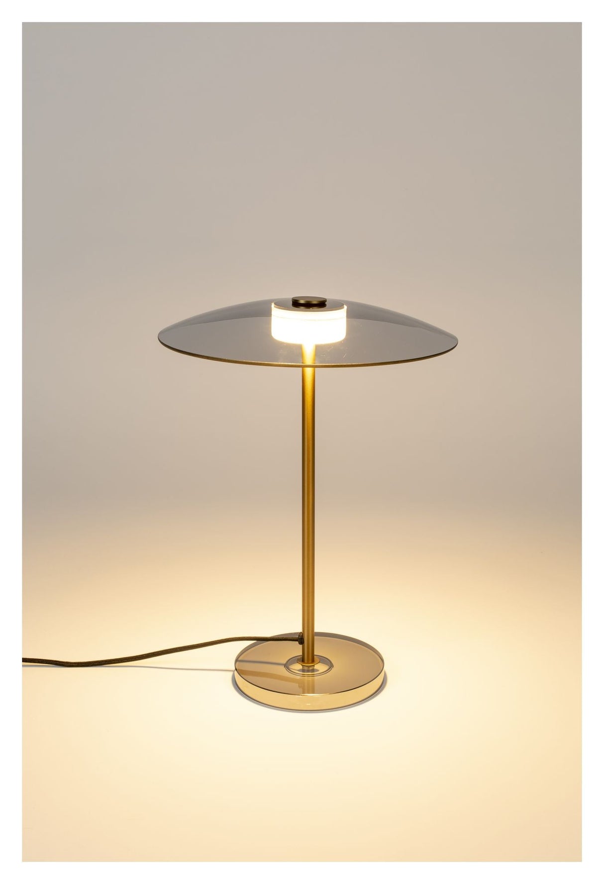 Zuiver Float Table Lamp - Røykglass