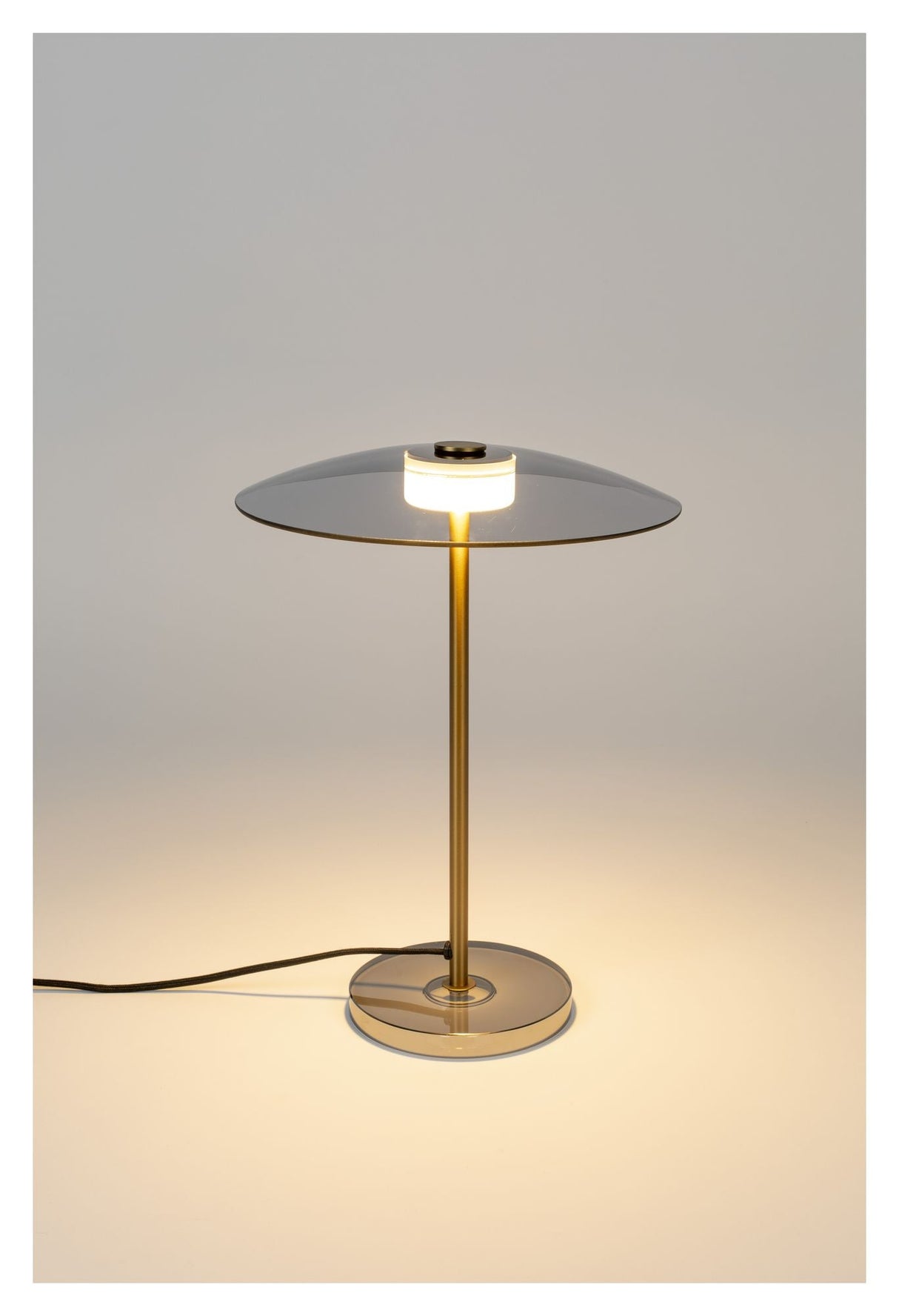 Zuiver Float Table Lamp - Røykglass