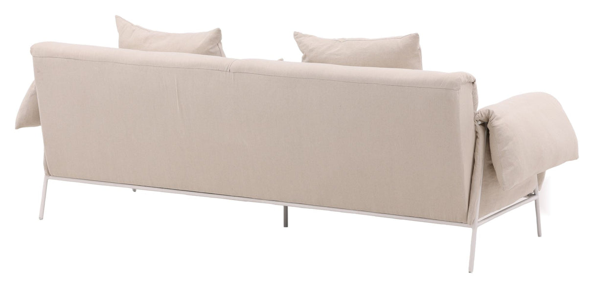 Öckerö 3 -seters sofa - hvit/beige lin