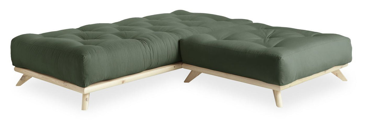 Senza Daybed, Olive Green/Nature