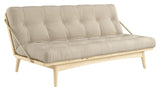 Folkesofa, furu/beige