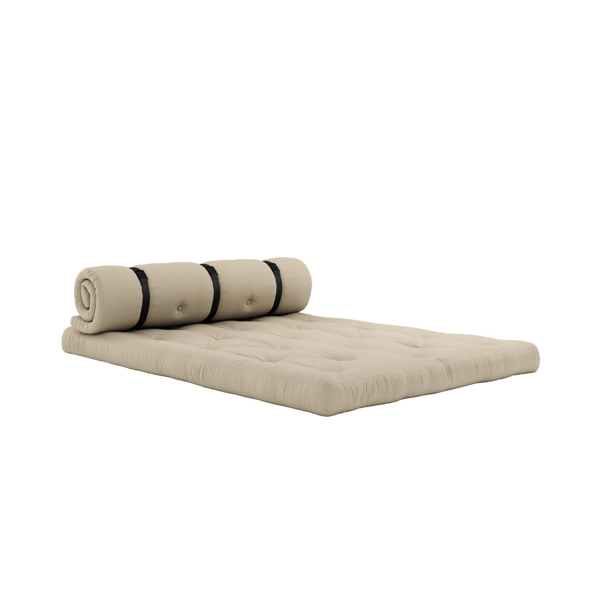 Spenne ut futon sofa, beige