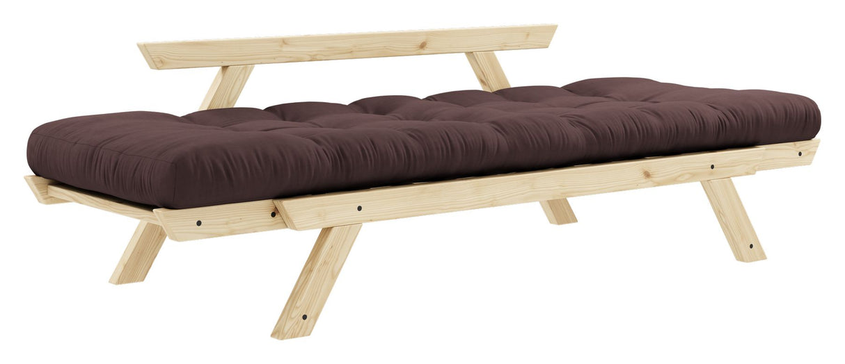 Bebop Sofabed, furu/brun