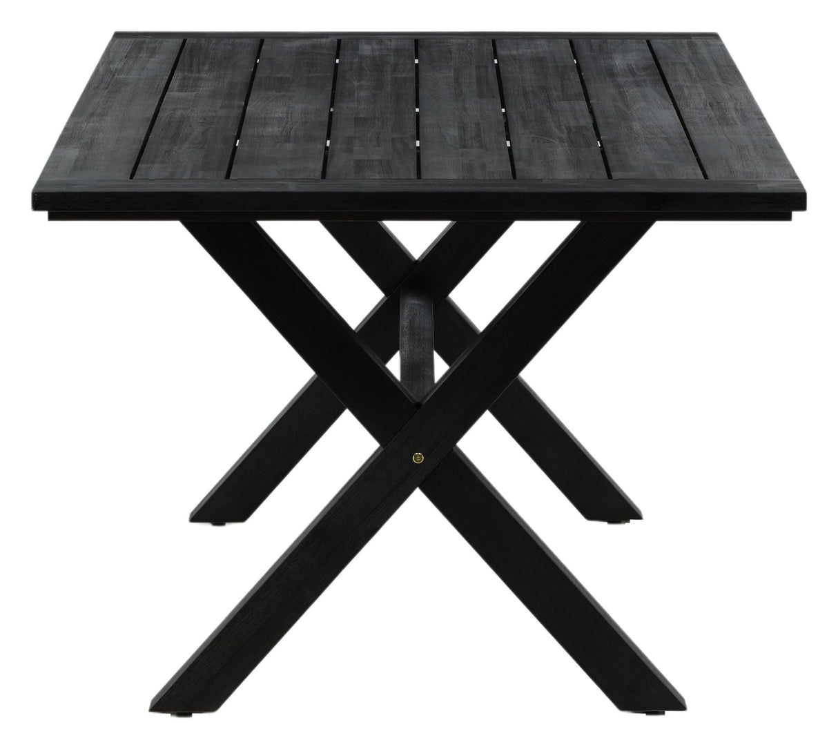 Rives Garden Table 200*100, Acacia, Black